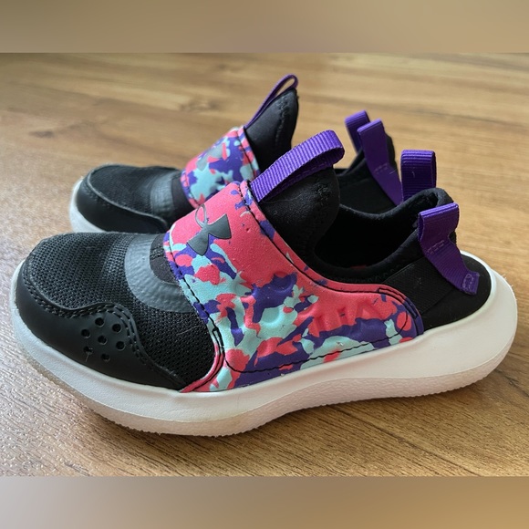 Under Armour Other - UNDER ARMOUR RUNPLAY CAMO SLIP ON KIDS SHOES